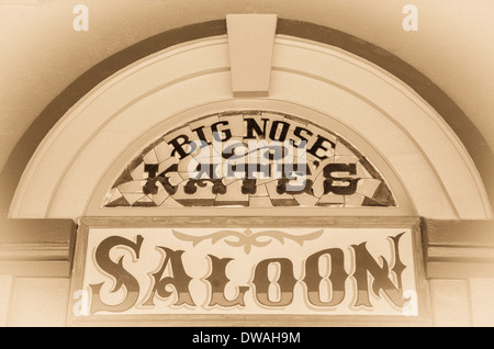 Big Nose Kate's Saloon, oggetto contrassegnato per la rimozione definitiva, Arizona USA Foto Stock