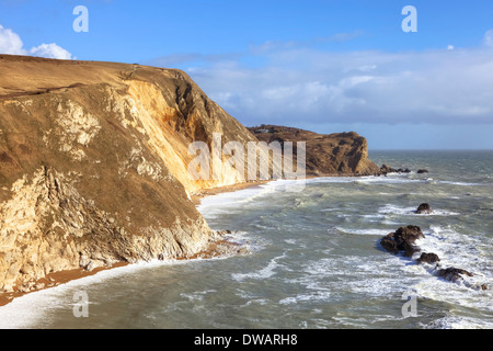 Jurrasic Costa, Dorset, England, Regno Unito Foto Stock