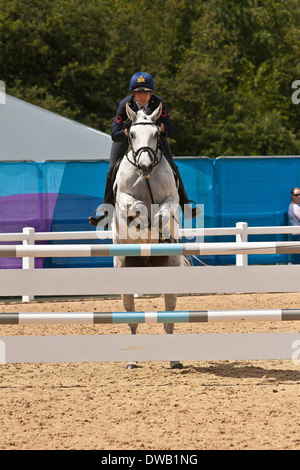 Show Jumping in Greenwich Park Londra Foto Stock