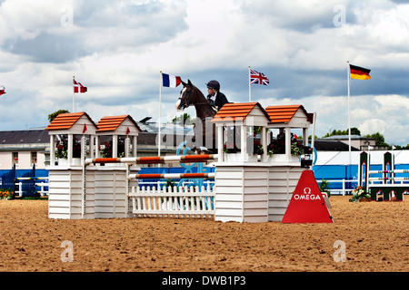 Show Jumping in Greenwich Park Londra Foto Stock