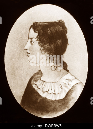 Emily Bronte periodo Vittoriano Foto Stock