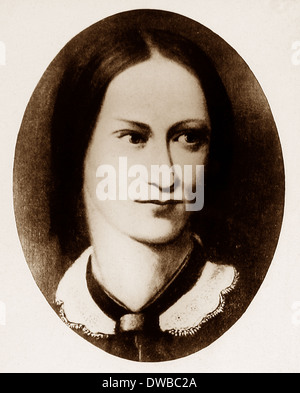 Charlotte Bronte periodo Vittoriano Foto Stock