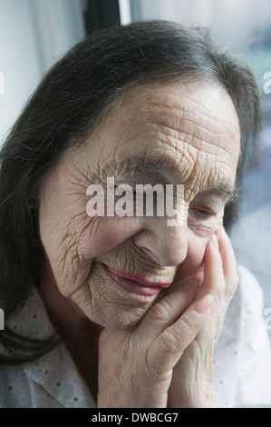 Ritratto di donna senior, close up Foto Stock