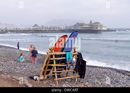 Il ristorante 'La Rosa Nautica", Costa Verde, Lima, Perù, Sud America Foto Stock