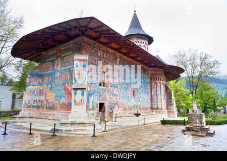 Monastero di Voronet, Bucovina, Romania Foto Stock