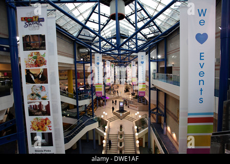 I delegati della conferenza all'interno di Centro Congressi Internazionale (ICC), Birmingham City, West Midlands, England, Regno Unito Foto Stock