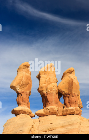 Il Giardino del Diavolo del Grand Staircase-Escalante monumento nazionale (GSENM) in south central Utah, Stati Uniti Foto Stock