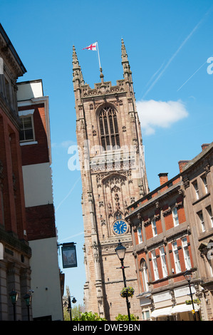 Derby Cathedral, DERBYSHIRE REGNO UNITO Inghilterra Foto Stock
