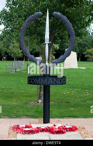 Il Commando Memorial National Memorial Arboretum,Alrewas,Staffordshire Foto Stock