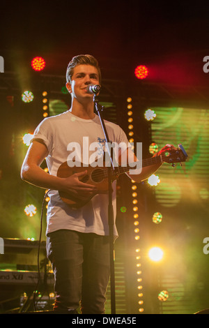 Adorabile Rogues performing live a Chilfest 2013, Tring, Hertfordshire, musica dal vivo, gig Foto Stock