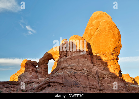 La torretta Arch, Arches National Park, Moab, USA Utah Foto Stock