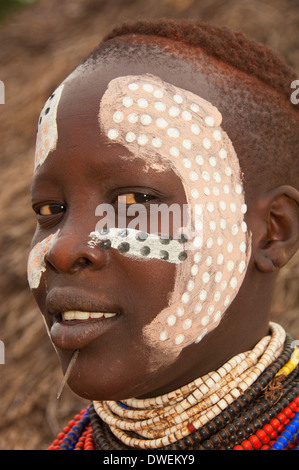 Donna Karo Foto Stock