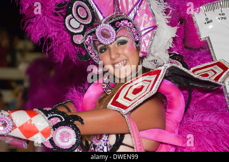 La ballerina a Carnevale Gualeguaychu Foto Stock