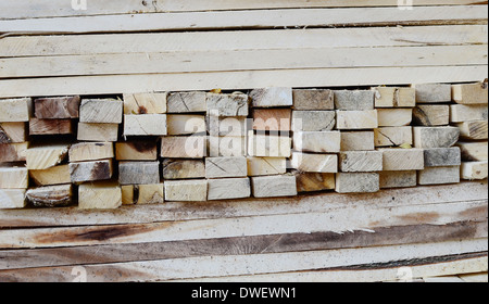 pila di legname Foto Stock