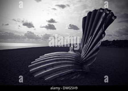 Maggie Hambling capesante del. Aldeburgh Foto Stock