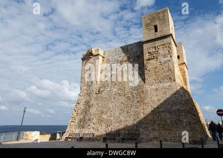 La Torre di Wignacourt, St Paul Bay, Malta Foto Stock