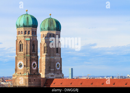 Monaco di Baviera, Frauenkirche, Cattedrale di Nostra Cara Signora, Baviera, Germania Foto Stock