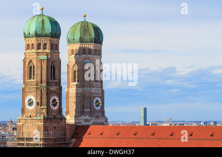 Monaco di Baviera, Frauenkirche, Cattedrale di Nostra Cara Signora, Baviera, Germania Foto Stock