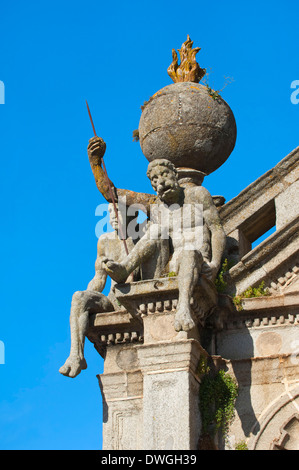 Statua Os Meninos, Evora Foto Stock