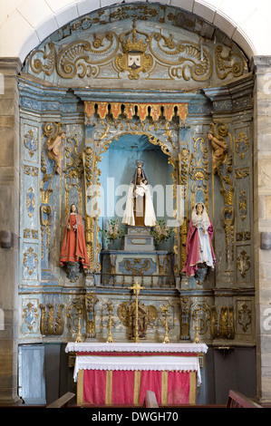 Santa Maria da Lagoa Chiesa, Monsaraz Foto Stock