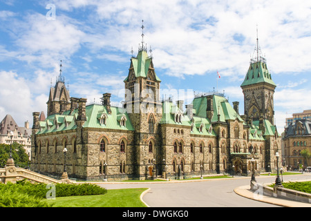 Parlamento canadese edificio (gothic revival stile), Ottawa, Canada Foto Stock