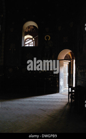 Novoafonsky (o New Athos) monastero vicino a Sukhumi in Abkhazia Foto Stock