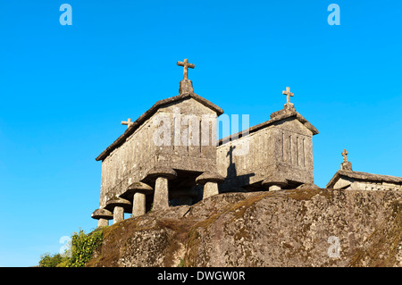 Espigueiro, Lindoso Foto Stock