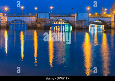 Ponte romano, Tavira Foto Stock
