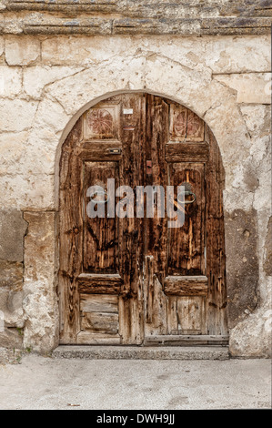 Porta di legno, Mustafapasa Foto Stock