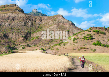 Persone, Lalibela Foto Stock