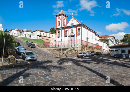 Sao Francisco de Assis Chiesa, Diamantina Foto Stock