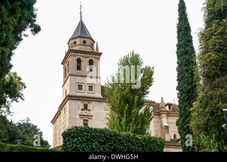 Chiesa di Santa Maria de Alhambra Alhambra di Granada, Andalusia, Spagna Foto Stock