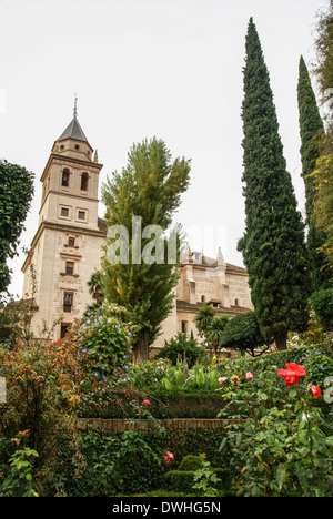 Chiesa di Santa Maria de Alhambra Alhambra di Granada, Andalusia, Spagna Foto Stock