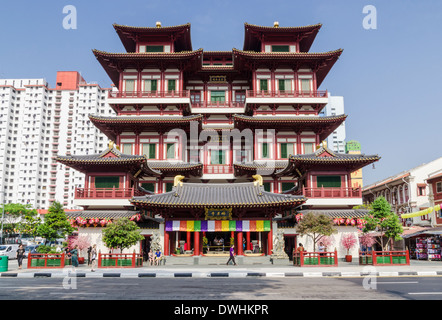 Dente del Buddha reliquia il tempio e il Museo di Singapore Chinatown Foto Stock