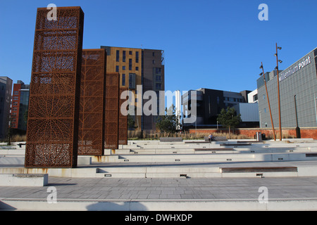 Punto millenium, east side park Foto Stock