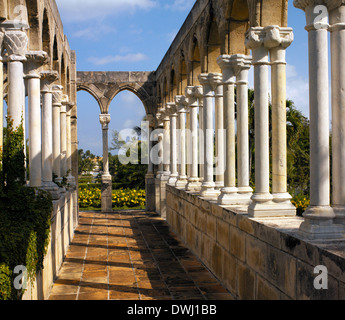 Resti del Chiostro a Paradise Island in Bahamas nei Caraibi. Foto Stock