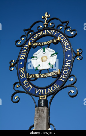 Wentworth Village, South Yorkshire, Regno Unito Foto Stock