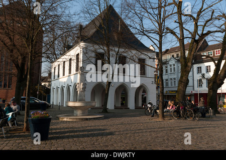 Il municipio della città vecchia in Erkelenz, NRW, Germania Foto Stock