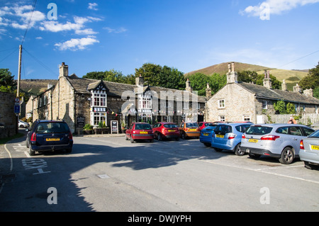 Il vecchio Nag Head pub in Edale nel Parco Nazionale di Peak District Derbyshire England Regno Unito Regno Unito Foto Stock