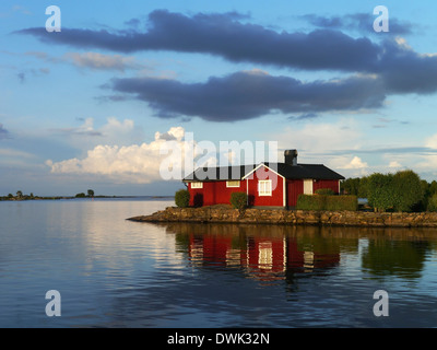 Sunnanå, Lago Vänern, västra götalands län, dalsland, Svezia Foto Stock