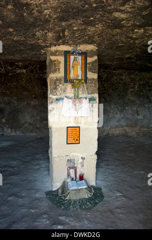 Grotta chiesa/ Pantalica Foto Stock