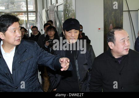 Pechino, Cina. Decimo Mar, 2014. Zhang Yimou al memoriale di servizio di Wu Tianming a Pechino in Cina il lunedì 10 marzo, 2014. © TopPhoto/Alamy Live News Foto Stock