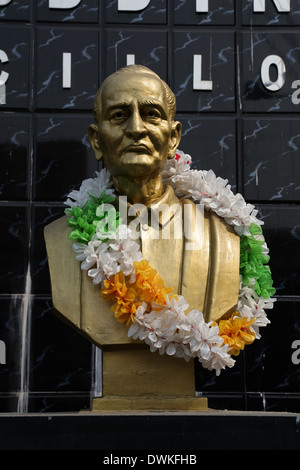 Un monumento di Girish Chandra Bose su Febbraio 10, 2014 in Kolkata, India Foto Stock