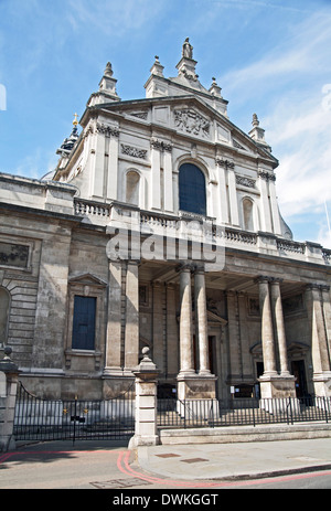 Facciata del Brompton oratorio, South Kensington, London, England, Regno Unito, Europa Foto Stock