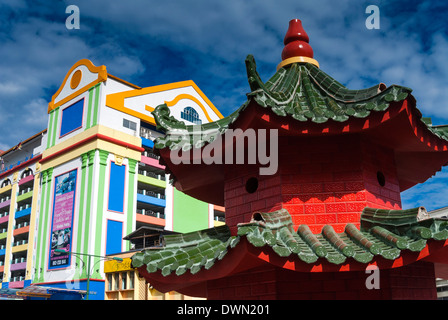 Tua Pek Kong tempio Cinese, Kuching, Sarawak, Malaysian Borneo, Malaysia, Asia sud-orientale, Asia Foto Stock
