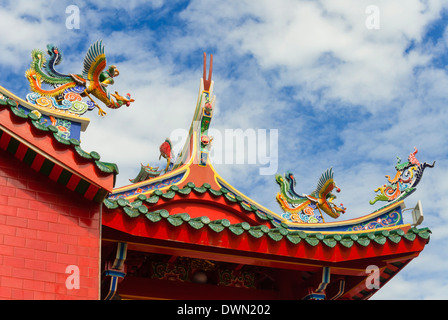 Tua Pek Kong tempio Cinese, Kuching, Sarawak, Malaysian Borneo, Malaysia, Asia sud-orientale, Asia Foto Stock