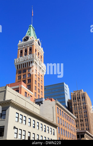 Torre Tribune di Oakland, California, Stati Uniti d'America, America del Nord Foto Stock