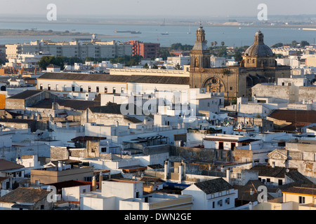 Vista di Sanlucar de Barrameda, Andalusia, Spagna, Europa Foto Stock