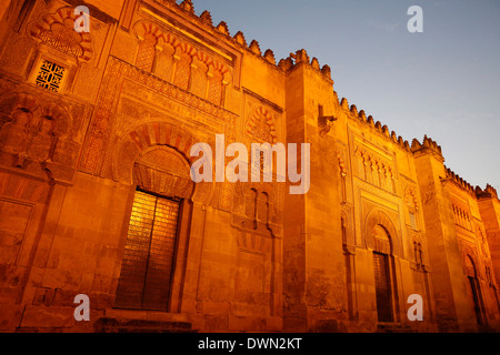 Walll della Moschea (Mezquita) e Cattedrale di Cordoba, Sito Patrimonio Mondiale dell'UNESCO, Cordoba, Andalusia, Spagna, Europa Foto Stock