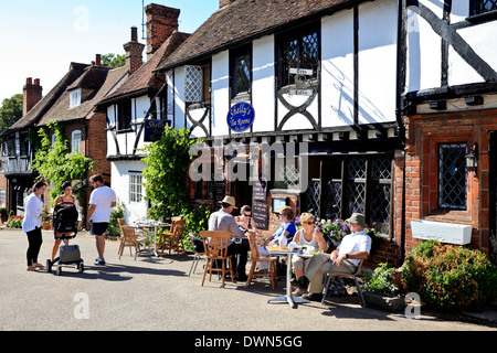 9282. Sale da tè, caffè, Chilham, Kent, England, Regno Unito, Europa Foto Stock